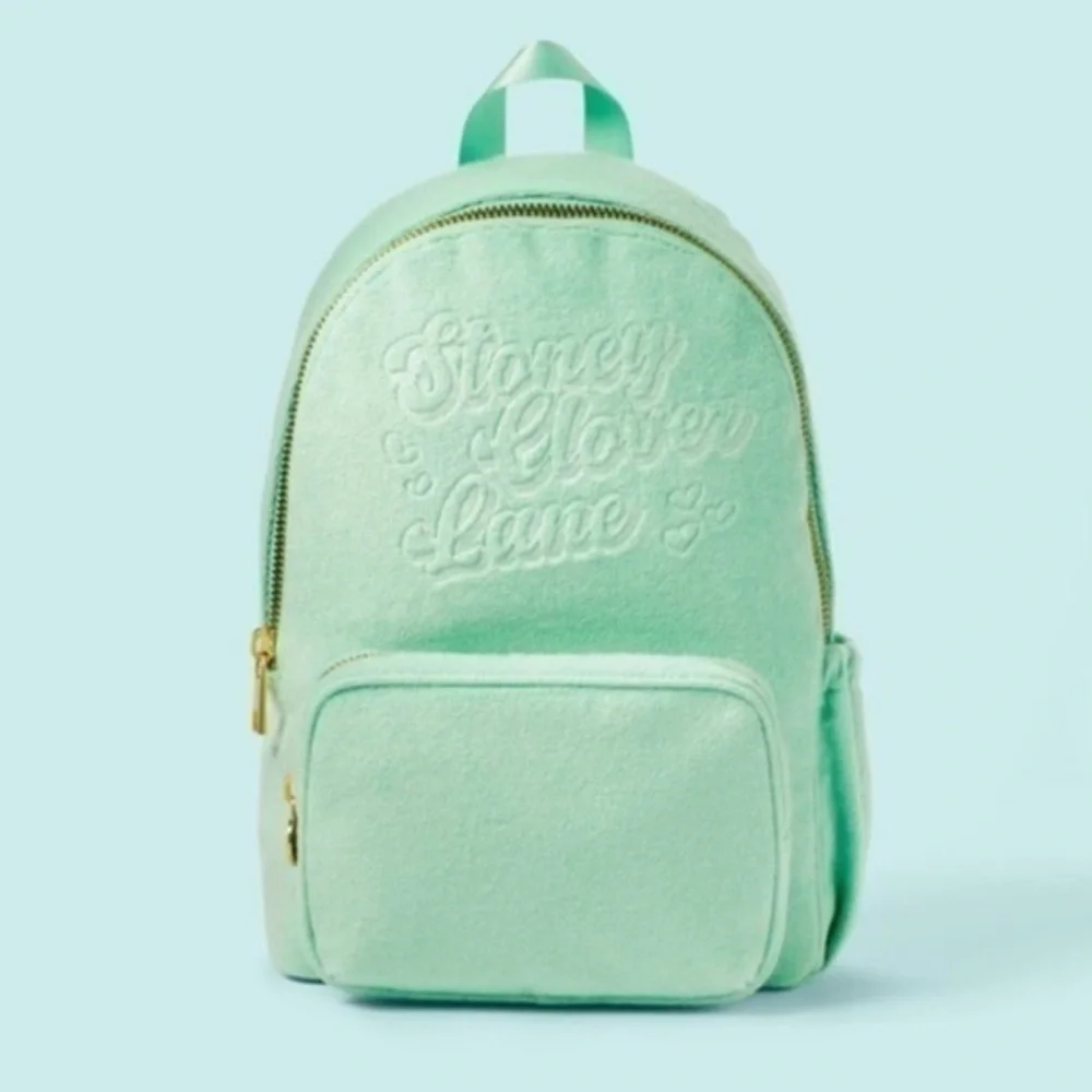 Stoney Clover Lane+ Target Mint Green Terry Cloth Backpack